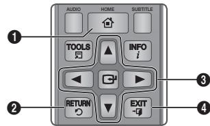 AUDIO HOME SUBTITLE TOOLS INFO RETURN EXIT ① ② ③ ④