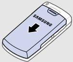SAMSUNG SGH-P180 - Retirer le cache de la batterie - 1