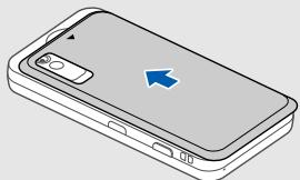SAMSUNG PLAYER ONE - Installer la carte SIM et la batterie - 6