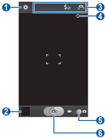 SAMSUNG GALAXY S2 / GALAXY SII / GALAXY S II / GT-I9100 - > Capturer une photo - 1