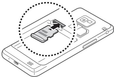 SAMSUNG GALAXY S2 / GALAXY SII / GALAXY S II / GT-I9100 - Insérer une carte mémoire - 3