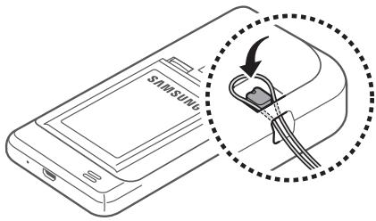 SAMSUNG GALAXY S2 / GALAXY SII / GALAXY S II / GT-I9100 - Fixer une dragonne - 1