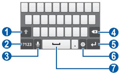 SAMSUNG GALAXY Y GT-S5360 - Saisir du texte avec le clavier Samsung - 1