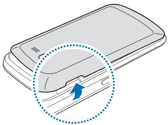 SAMSUNG GALAXY TREND LITE GT-S7390 - Installer la carte SIM ou USIM et la batterie - 2