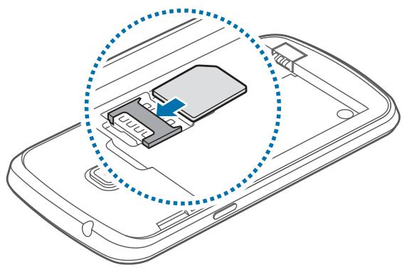 SAMSUNG GALAXY TREND LITE GT-S7390 - Installer la carte SIM ou USIM et la batterie - 5