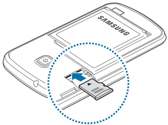 SAMSUNG GALAXY TREND LITE GT-S7390 - Insérer une carte mémoire - 3