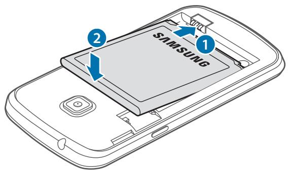 SAMSUNG GALAXY TREND LITE GT-S7390 - Installer la carte SIM ou USIM et la batterie - 7