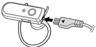SAMSUNG WEP570 - Carica dell'auricolare utilizzando il caricabatteria - 1