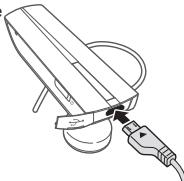 SAMSUNG HM 1200 - Charging the headset - 1