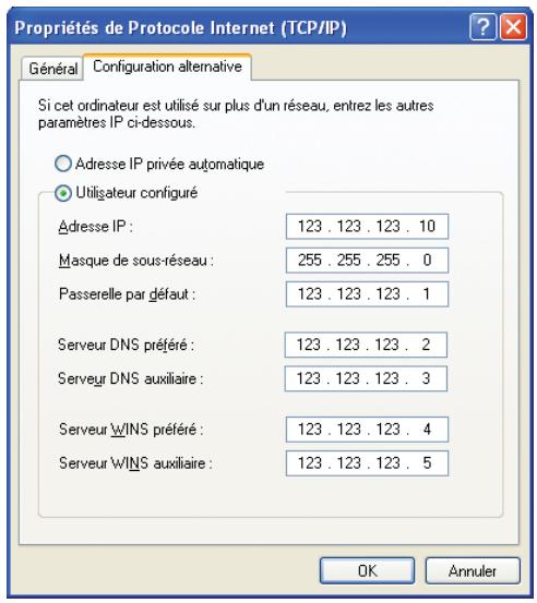 SAMSUNG NX10RP0A3J - Utilisation simultanée de protocoles DHCP et IP fixe - 2