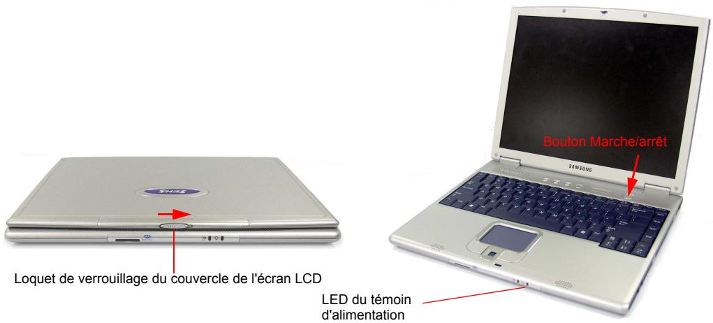 SAMSUNG NX10RP0A3J - Pour mettre l'ordinateur sous tension pour la première fois: - 1