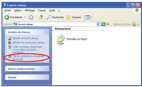 SAMSUNG NX10RP0A3J - Etape 2. Utilisation des fichiers ou dossiers partagés. - 1