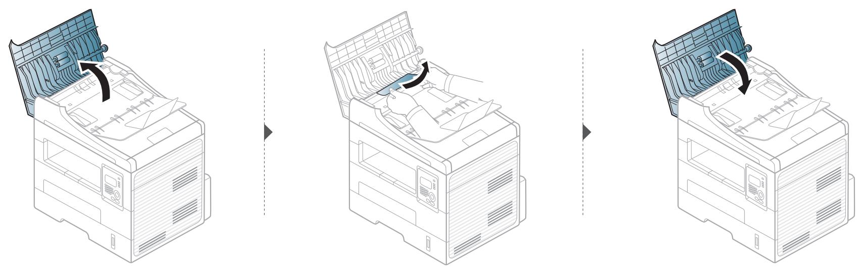 SAMSUNG SCX-4726FN - Vorlagenstau im Scanner - 1
