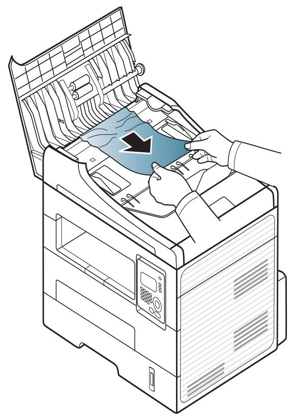 SAMSUNG SCX-4726FN - Vorlagenpapierstau vor Scanner - 2