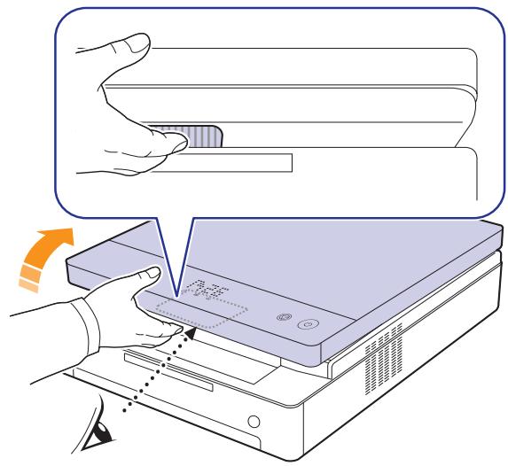 SAMSUNG ML-1630 - Au niveau du bac de sortie - 1