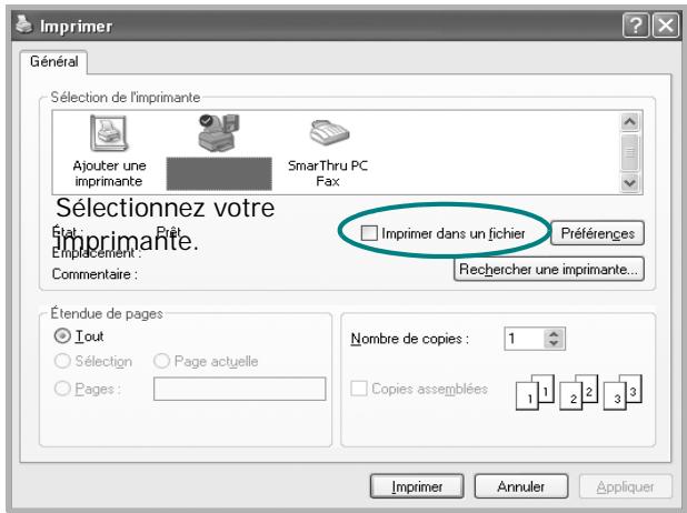 SAMSUNG ML-1630 - Impression dans un fichier (PRN) - 1