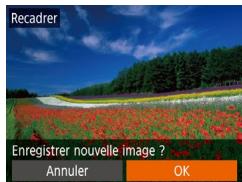 CANON IXUS 285, IXUS 285 HS - Recadrage des images - 5