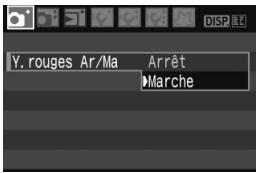 CANON EOS 450D - MENU Utilisation de la fonction d'attenuateur des yeux rouges - 1