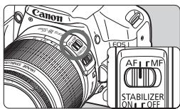 CANON EOS 450D - Montez l'objectif. - 1