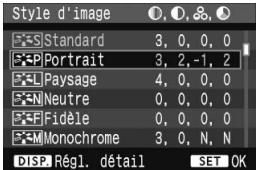 CANON EOS 450D - Définisse le paramètre. - 1