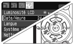 CANON EOS 450D - Affichez le menu. - 1