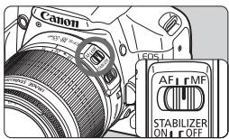 CANON EOS 450D - Agrandissement de l'image pour la mise au point manuelle - 1