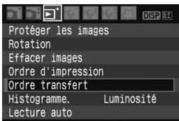 CANON EOS 450D - MENUSélection des images à transférer - 1