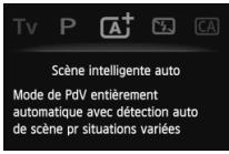 Tv P A+ CA Scène intelligente auto Mode de PdV entièrement automatique avec détection auto de scène pr situations variées