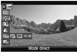 AF Live AWB 3A L 1920 24 OFF 10:00 Mode direct