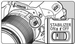 CANON EOS 1300D - À propos de l'Image Stabilizer (Stabilisateur d'image) de l'objectif - 1