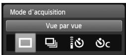 Mode d'acquisition Vue par vue