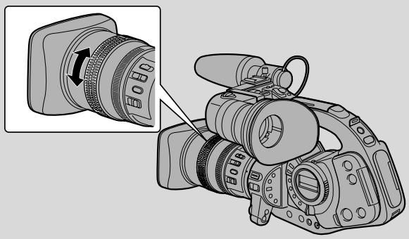 CANON XL1 - Temporary focus override - 1