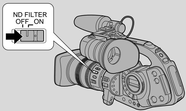 CANON XL1 - Using the ND Filter (for appropriate lenses) - 1