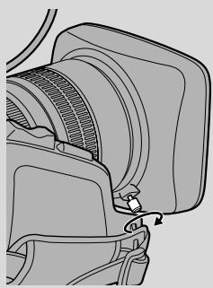 CANON XL1 - Attaching the Lens Hood - 2