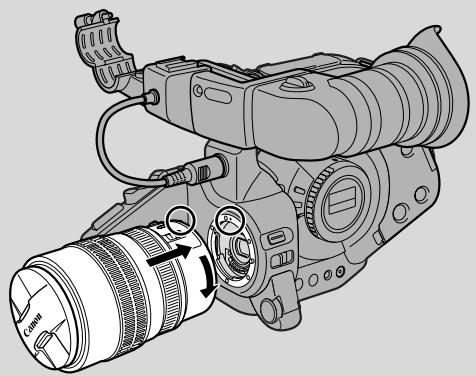 CANON XL1 - Mounting the lens - 3