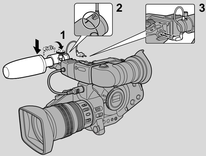 CANON XL1 - Attaching the External Microphone - 1