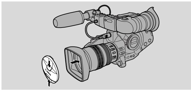CANON XL1 - Prepare the lens cap - 1