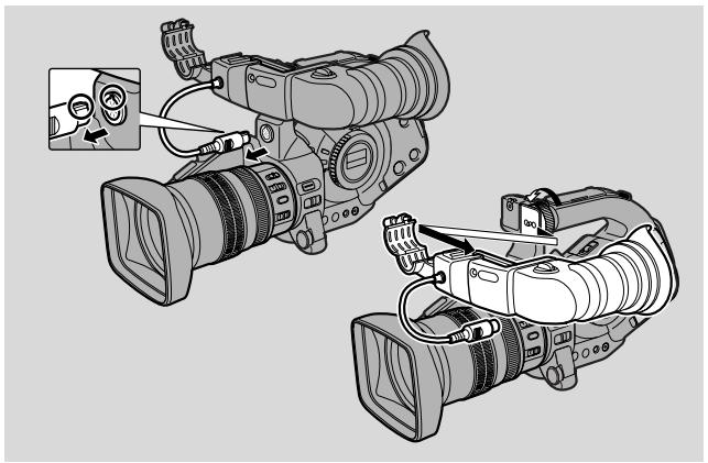 CANON XL1 - Viewfinder (removal) - 1