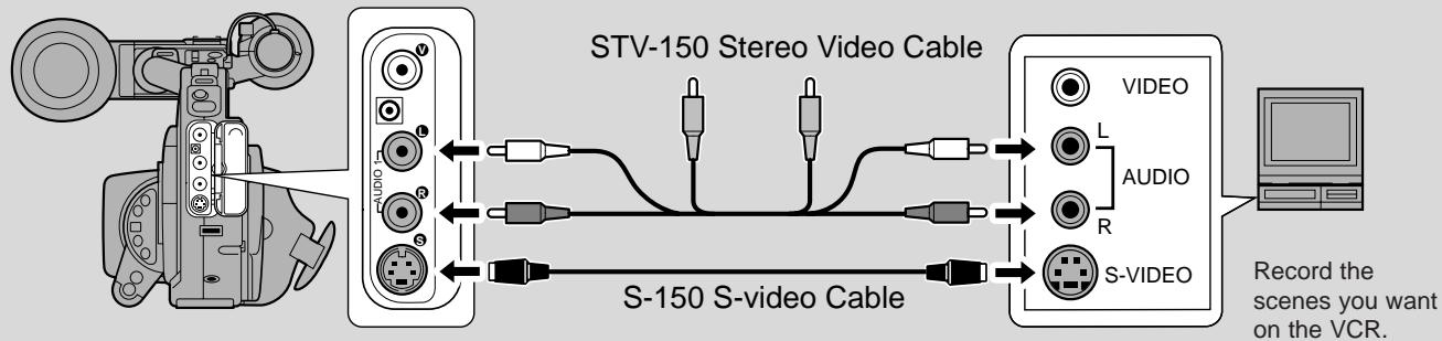 CANON XL1 - Editing to a VCR - 1