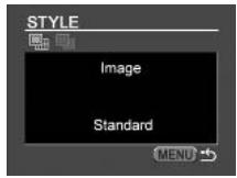 STYLE Image Standard MENU