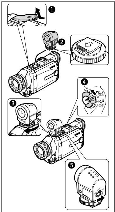 CANON MVX100I - Utilizzo della lampada video VL-3 (opzionale) - 2