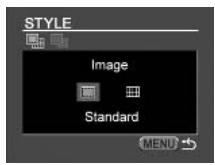STYLE Image Standard MENU
