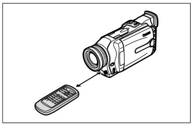 CANON MVX100I - Impiego del telecomando senza filo - 2