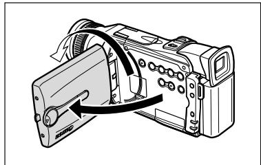 CANON MVX100I - Possibilità per il soggetto di osservare lo schermo LCD - 1