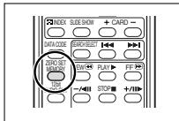INDEX SIDE SHOW + CARD - DATA CODE SEARCH/RESET ZERO SET NUMBER EMI EVI← PLAY→ FF→ -/-STOP→ +/II→
