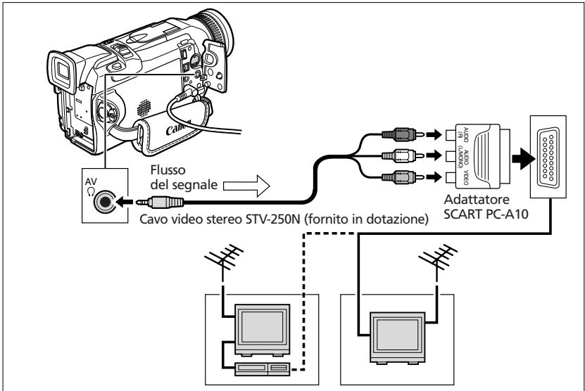 CANON MVX100I - Apparecchi TV provvisti del terminale SCART - 1