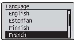 CANON L410 - Configuration des réglages initiaux - 1