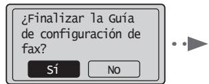 CANON L410 - Cierre la Guía de instalación de fax y reinicia laquina. - 1