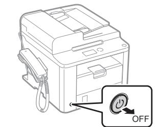 CANON L410 - Connecting the Power Cord and Turning ON the Power - 1