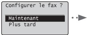 CANON L410 - Définissez les réglages initiaux du fax. - 1